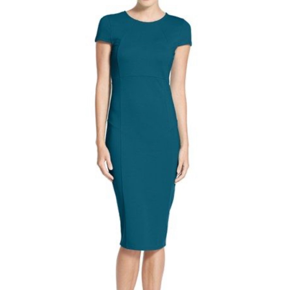 Felicity & Coco Teal Midi Dress